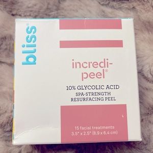 Bliss Incredi-peel facial pads